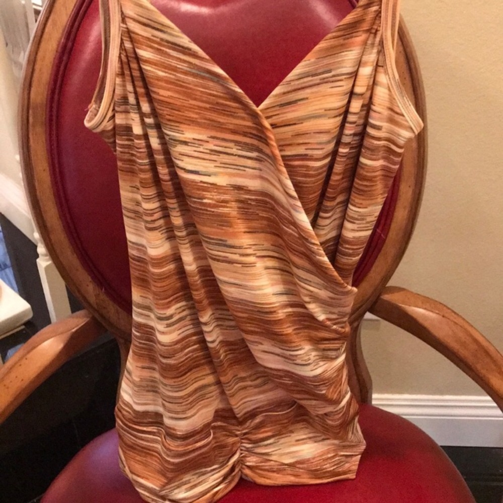 Rampage Multicolored V-Neck Top